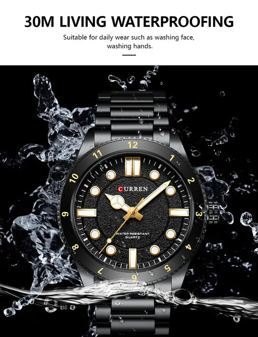 CURREN 8450 Men's Stainless Steel Watch