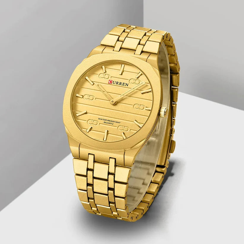 CURREN 8444 Men's Stainless Steel Watch