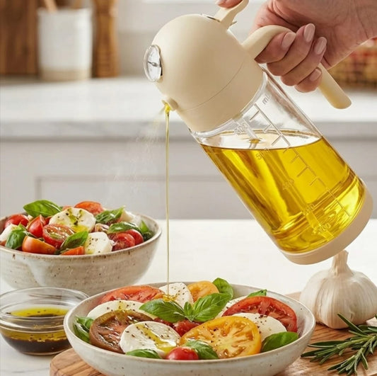 1 pc Assorted 500 ml Oil Spray Bottle – Oil Mister with One-Touch Spray