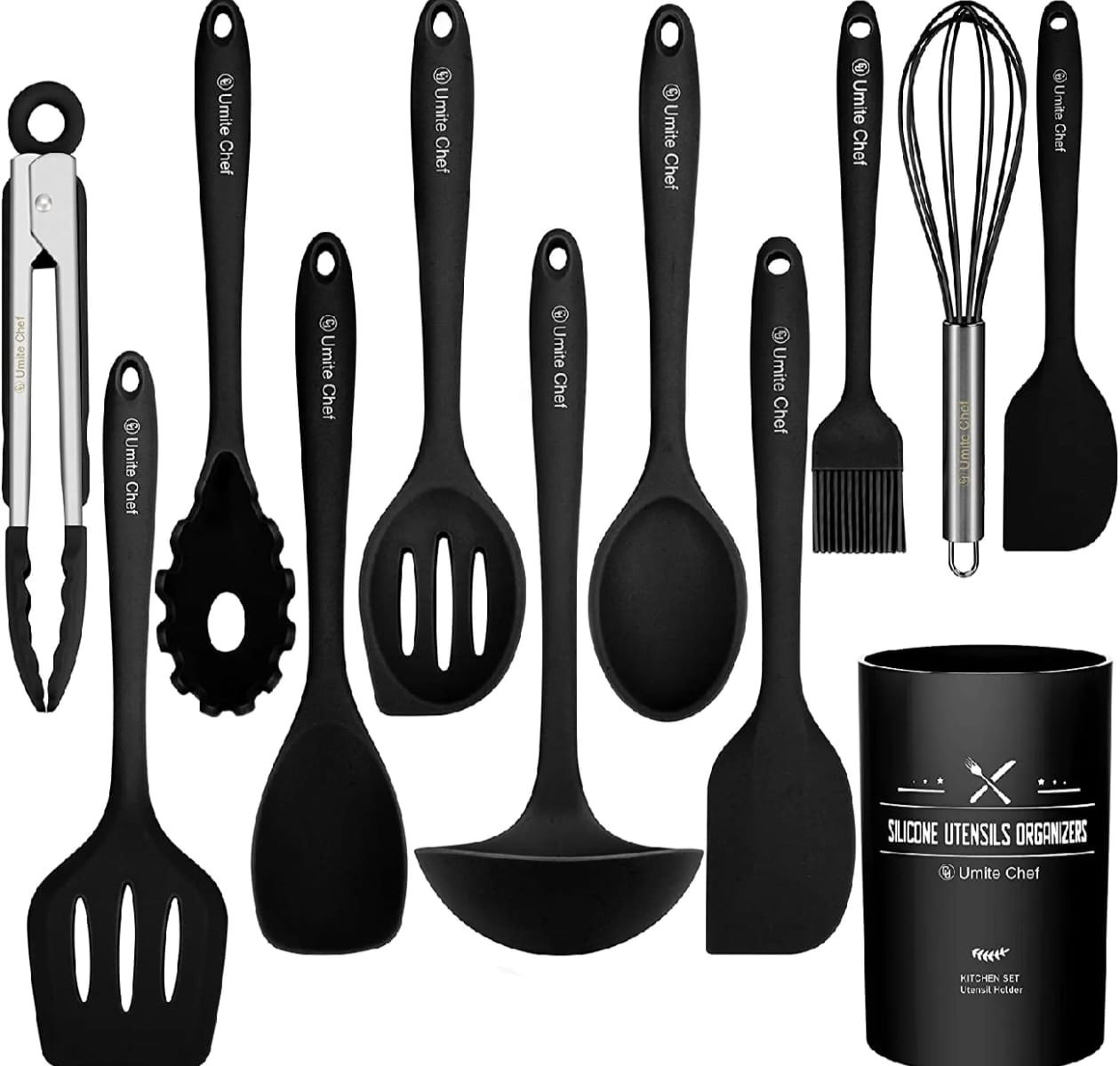 12-Piece Silicone Kitchen Utensils Set