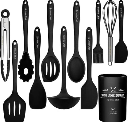 12-Piece Silicone Kitchen Utensils Set