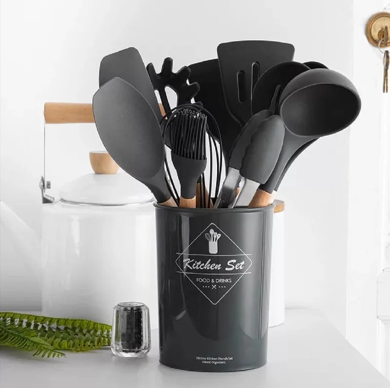 12-Piece Silicone Kitchen Utensils Set