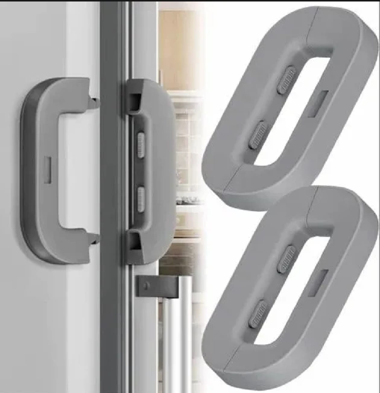 Multifunctional Fridge Door Drawer Lock, Household Refrigerator Lock, Baby Security Cabinet Lock
