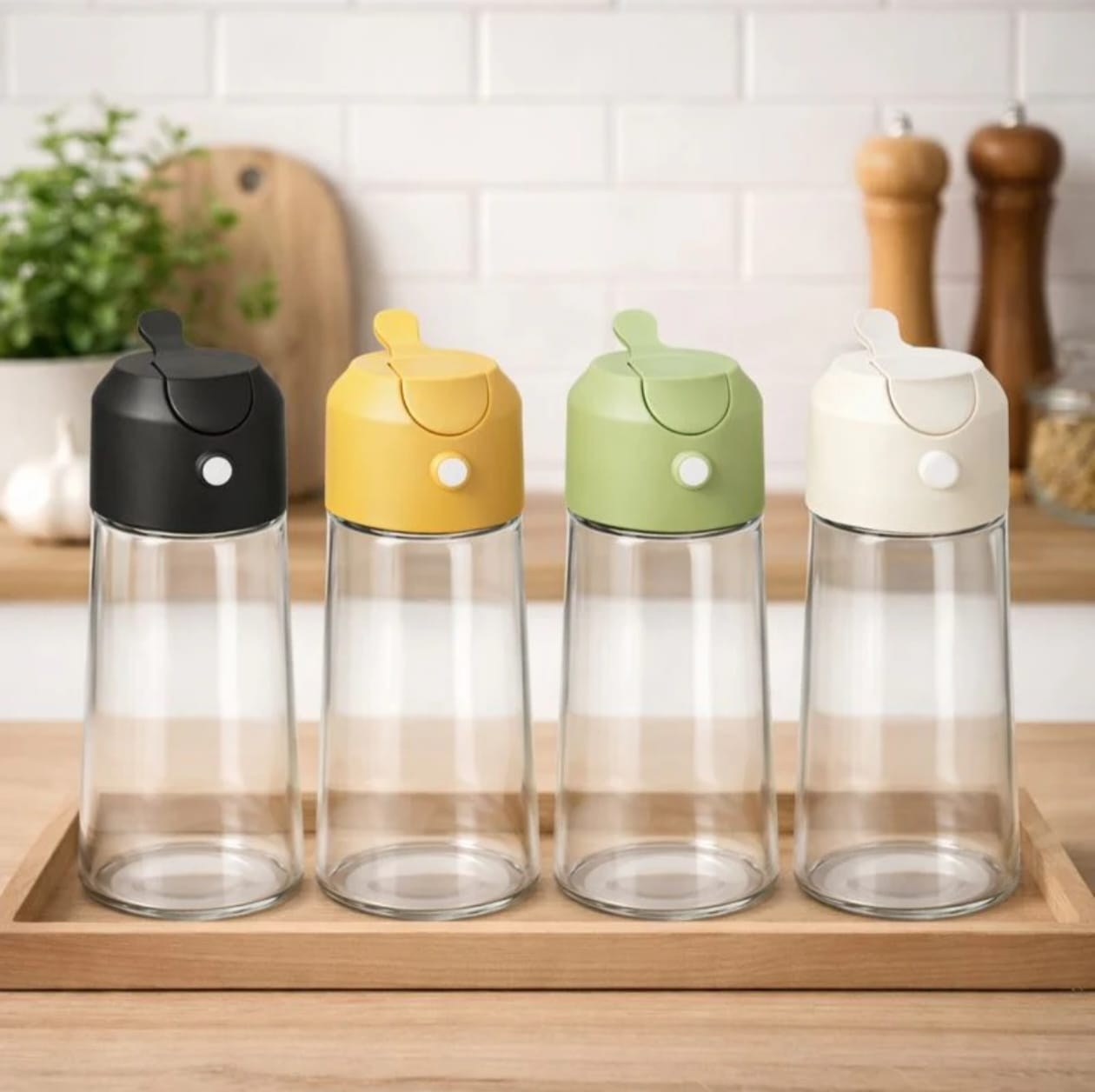 1 pc Assorted 500 ml Oil Spray Bottle – Oil Mister with One-Touch Spray