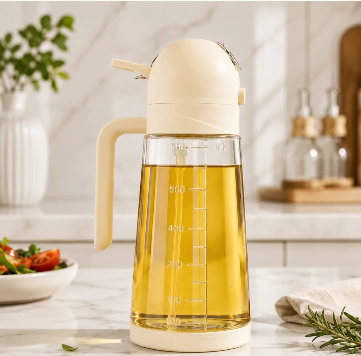 1 pc Assorted 500 ml Oil Spray Bottle – Oil Mister with One-Touch Spray